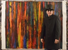 Richter Gerhard style￼ Professional￼ Canvas￼ painting￼72”X 60”Abstract,Modern 6