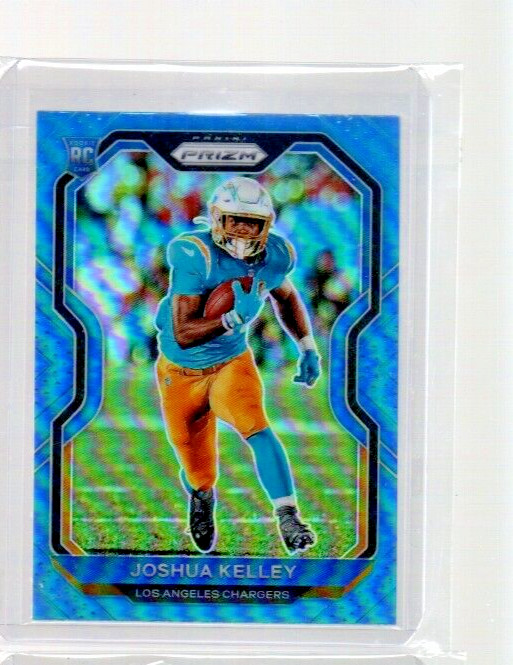 2020 Panini Prizm Light Blue Joshua Kelley Rookie Los Angeles Chargers #326