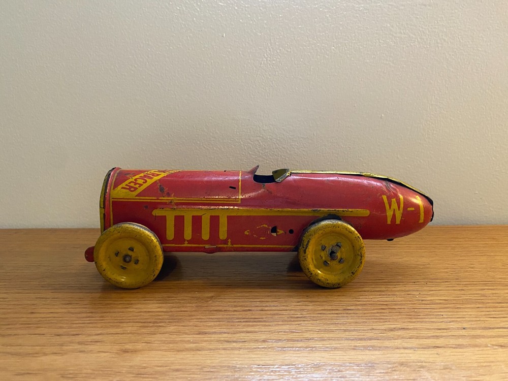 Vintage 1910s Indy Boattail Race Car Toy GA-73 by Wolverine