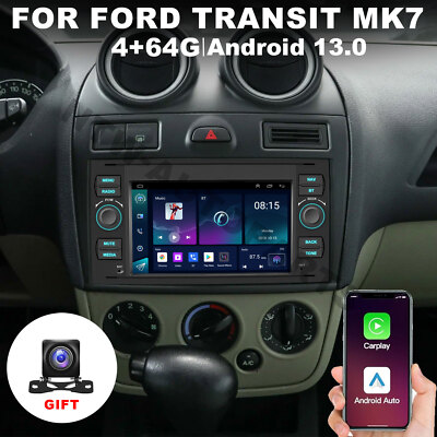 64G Wireless Carplay For Ford Transit Mk7 07-12 Car Radio Stereo Android GPS