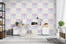 3D Purple Graphic G8220 Wallpaper Wall Murals Removable Self-adhesive Honey