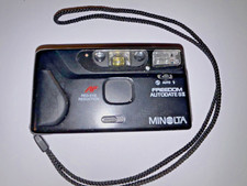 Vintage Minolta Freedom Autodate SII 35mm AF Film Camera Flash Red-Eye Reduction