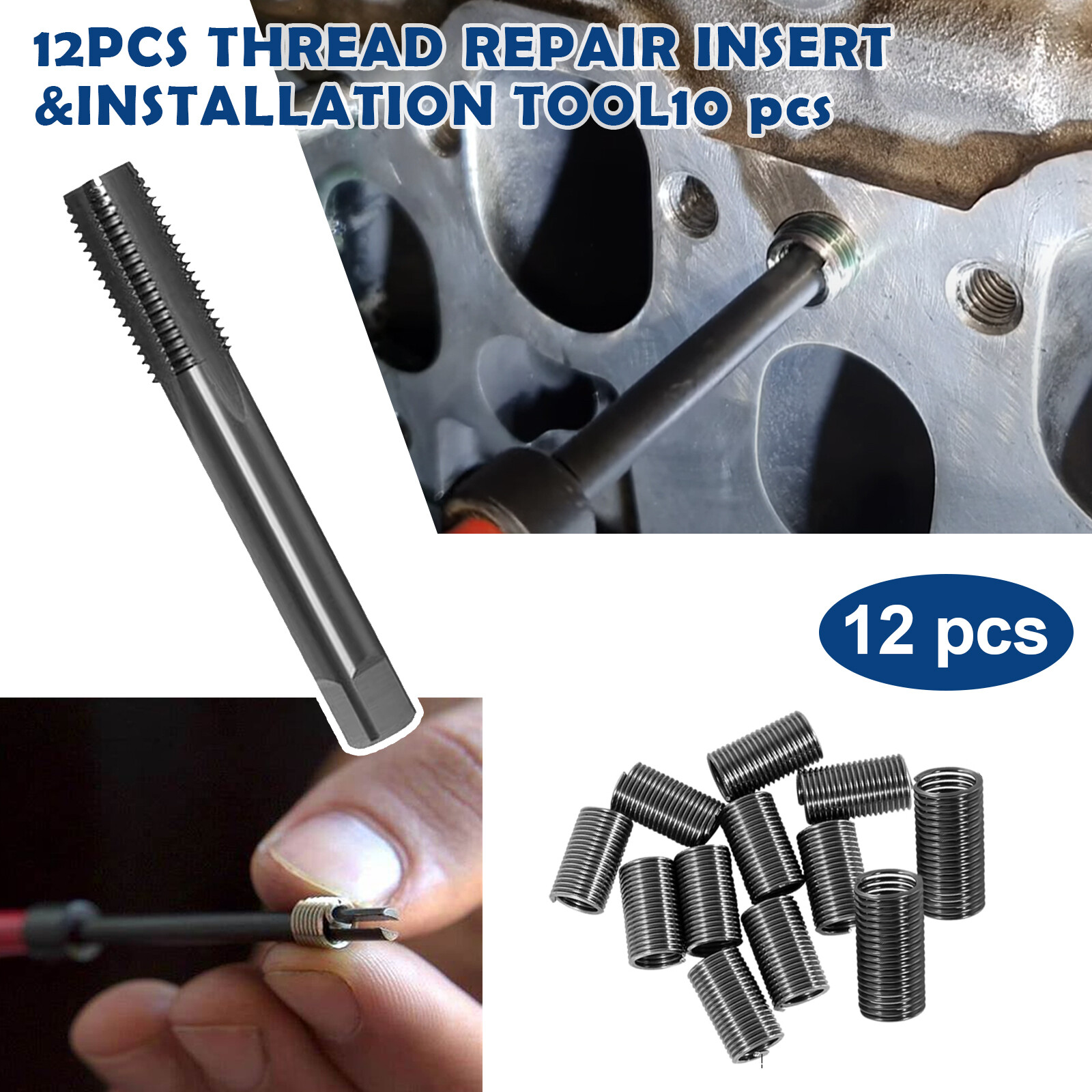 Head Bolt Thread Repair Kit 35119S for Cadillac/Honda/Toyota M11X1.5 Head Bolt eBay