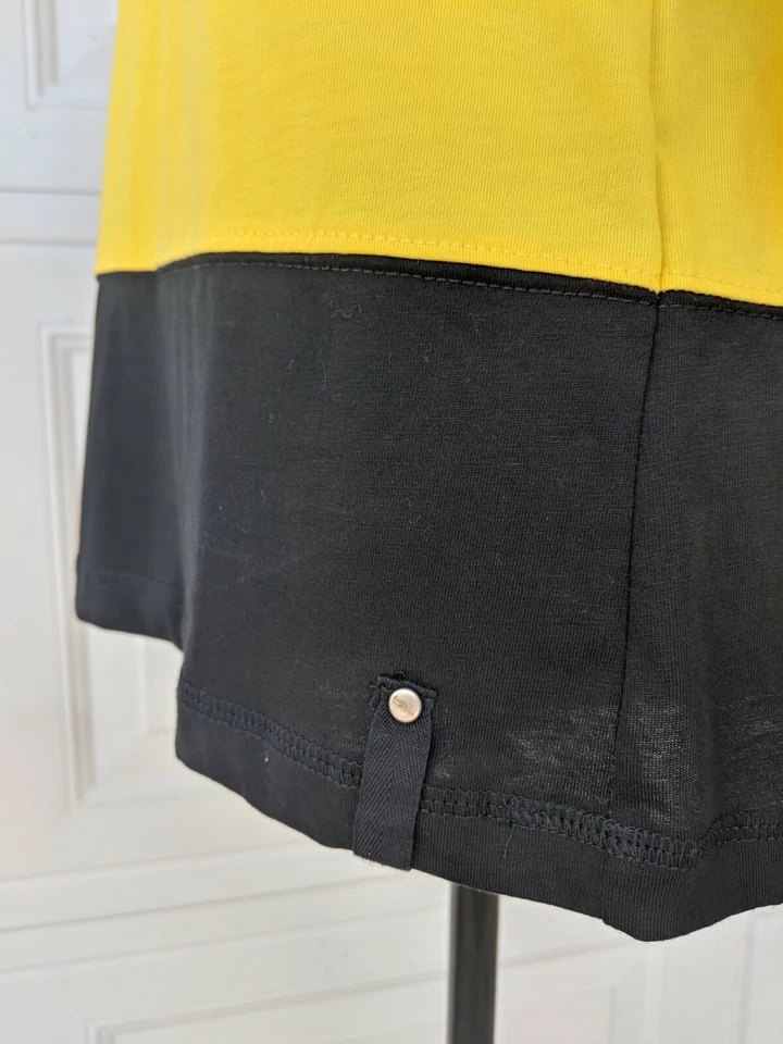 Camisa deportiva manga larga Ralph Lauren Active amarilla/negra talla M mediana Foto 4 de 4