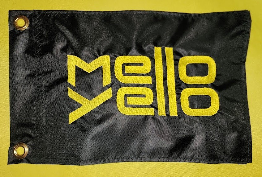 Custom MELLO YELLO Safety Flag JEEP UTV ATV Recumbent Trike Bicycle