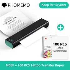 A4 Portable Wireless Bluetooth Thermal Printer Tattoo PaperBrother PJ-722 lot