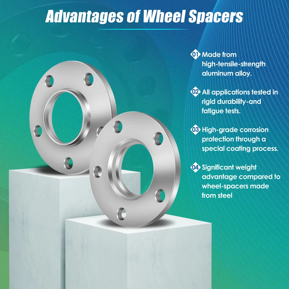 4 шт колесных распорок 10 мм Hubcentric 5x120 для BMW E36 E46 E60 E90 325i 328xi 535is - Изображение 4 из 4