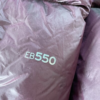 Eddie Bauer EB550 Luna Peak Down Puffer Jacket Coat Womens Hooded Black