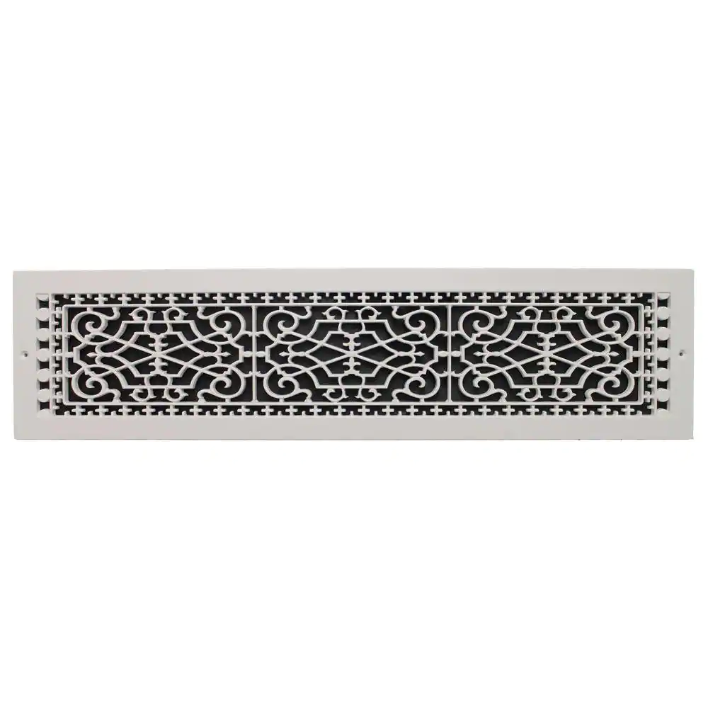 Wall Return Cold Air Grille Decorative x 32 inch White Paintable