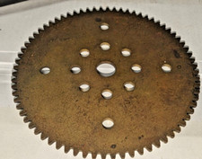 ORIGINAL DULL BRASS TYPE "OH" 72 TOOTH GEAR A.C. GILBERT ERECTOR SET