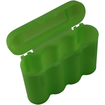 10 GREEN AA AAA BATTERY BATTERY PLASTIC STORAGE CASE HOLDER BOX USA SHIP