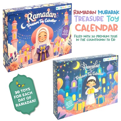 Ramadan Mubarak Treasure Fidget Toy Countdown Kalender - Countdown Eid Advent