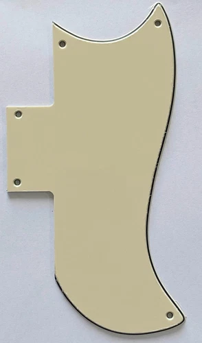 Guitar Parts Guitar Pickguard for Gibson SG '61 Reissue Style Vintage Yellow 