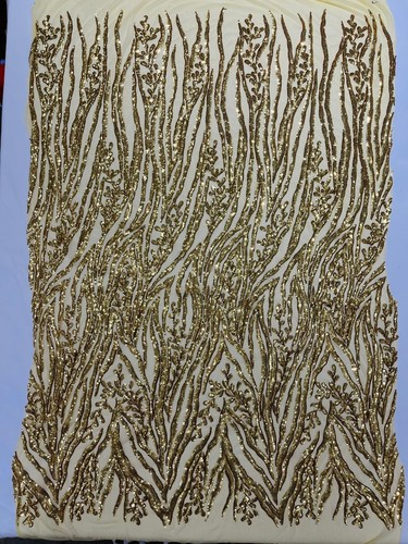 Vine/Root Sequin 4 Way Stretch Mesh Fabric, by The Yard. - Picture 33 of 96