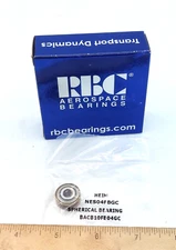 RBC NES04FBGC Airframe Spherical Plain Bearing 1/4"x11/16" HEIM BACB10FB04GC NEW