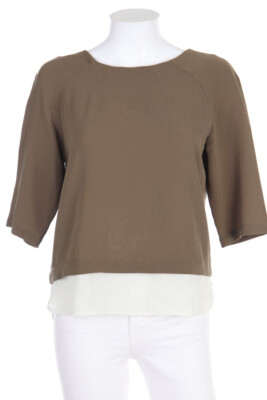 Pimkie Blouse with 3/4 Sleeve Layer Look D 40-42 olive green