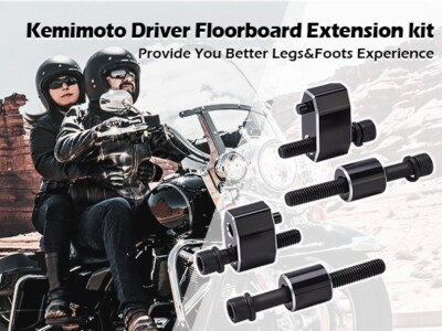ファイナルソリューション10本セット Driver Floorboard Footboards Spacer Extension Kit For Touring