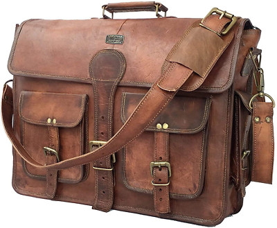 Leather Messenger Bag, Laptop Bag