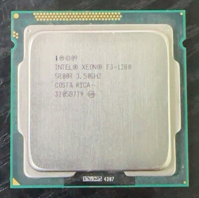 Intel Xeon E3-1280 4-core 3.50GHz 8MB 95W LGA-1155CPU processor