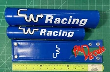 CW racing Bmx pad padset with darkblue vinyl