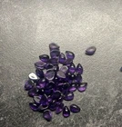 50 Genuine Amethyst Cabachon Stones 6x4mm Tear Shape