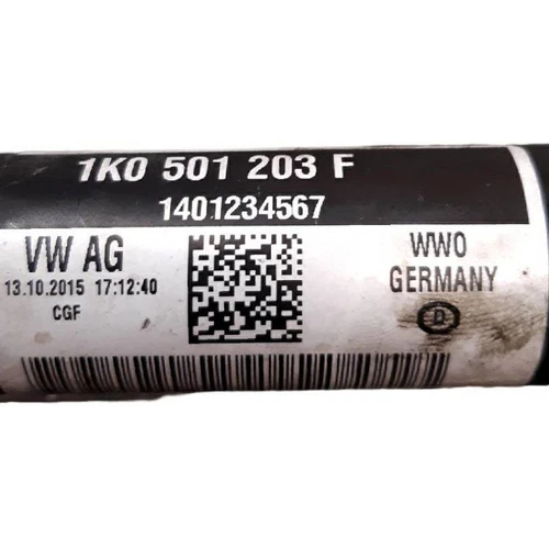 1K0501203F Transmision Trasera Izquierda para AUDI Q3 (8UG) Base 205928 - Afbeelding 2 van 4