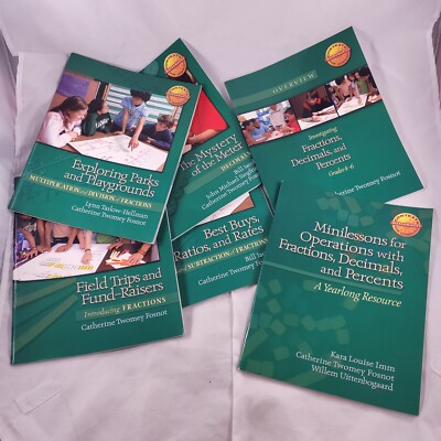 YOU PICK: Contexts For Learning Math: Fractions, Decimals & Percents Math Books