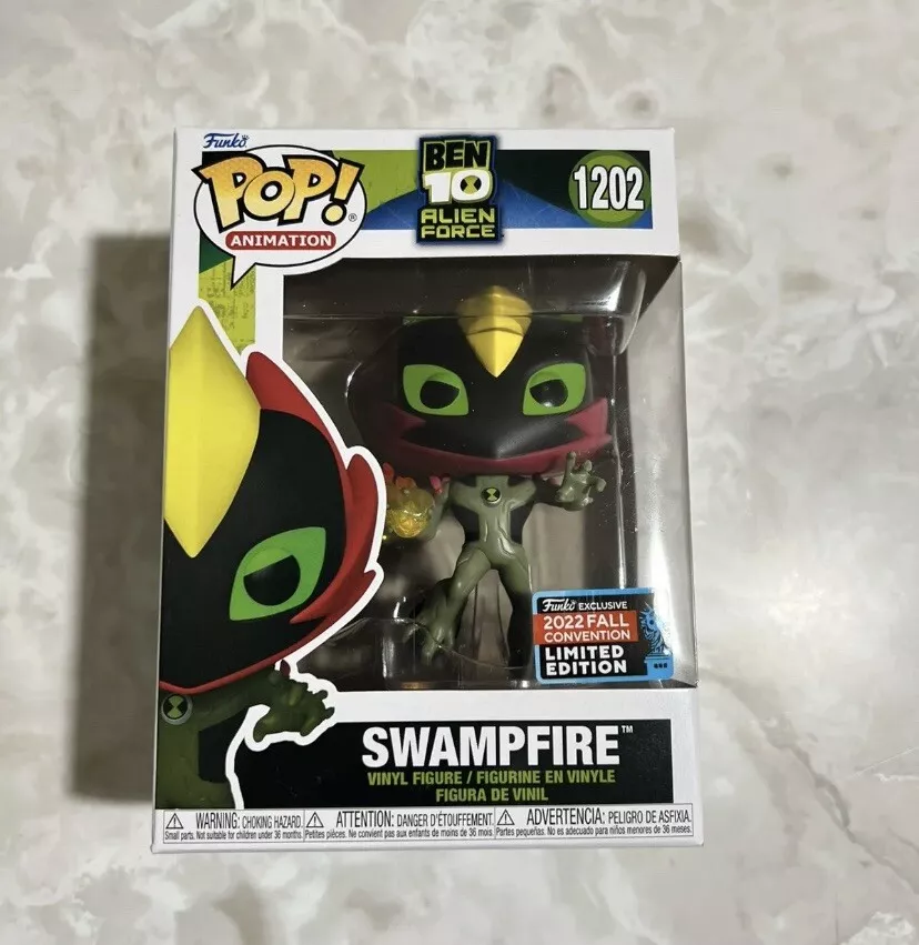 Funko Pop! Animation Ben 10 Alien Force Swampfire 1202 Exclusivo