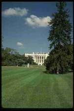 259048 View Of The White House From Lawn A4 Photo Print