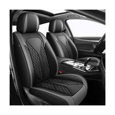 Front Seat Covers Fit for Hyundai Elantra 2017-2025 2026 Waterproof Faux Leat...