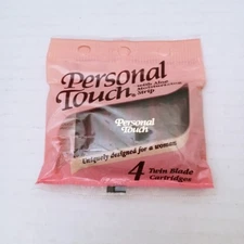 Schick Personal Touch 4 Refill Cartridges Twin Blade Aloe Moisturizing New