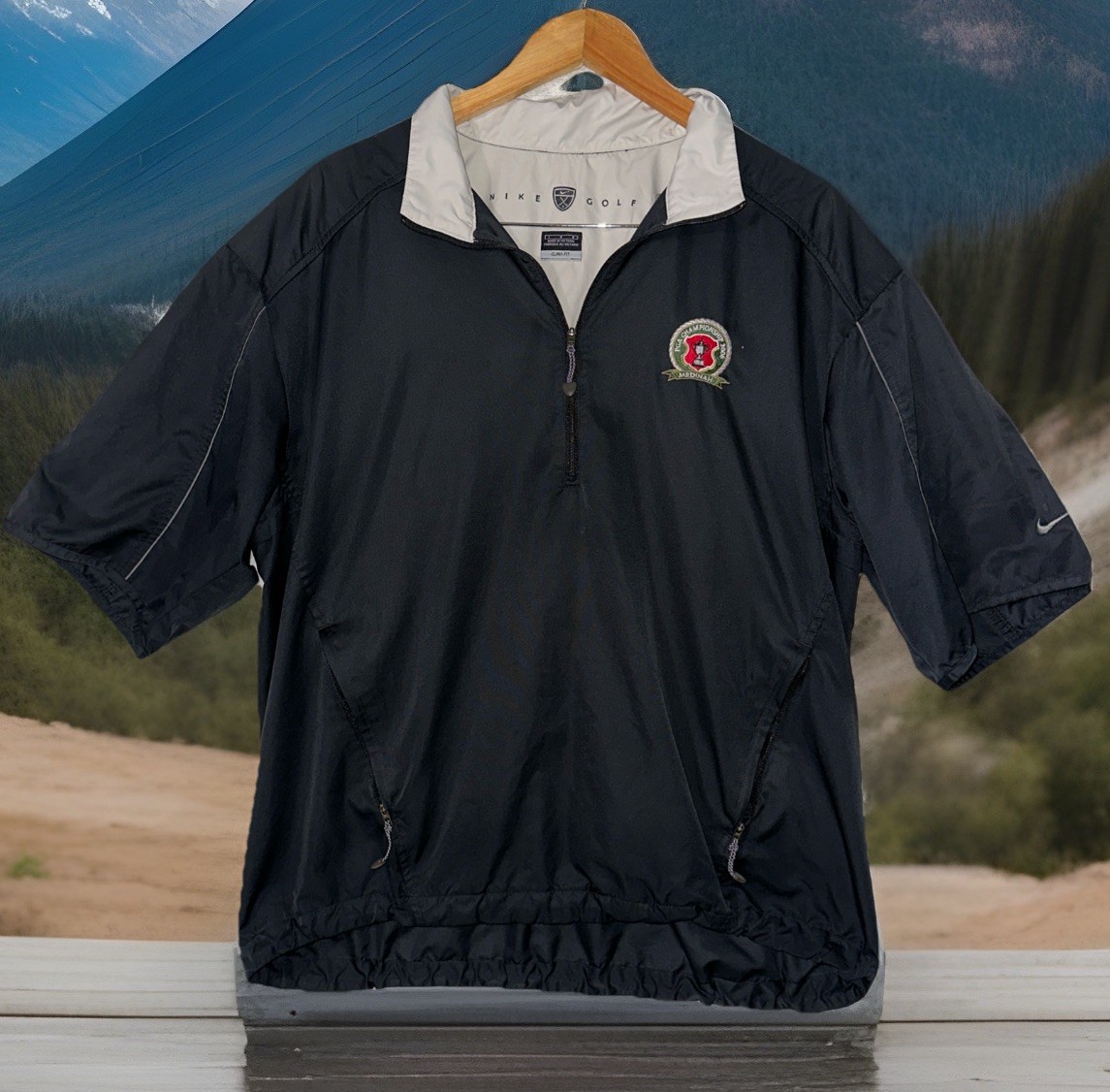 SACAI X NIKE Maglione golf Nike Medinah PGA 2006 Championship us intime ottimeioni condizion Clima tag Lrger Tig
