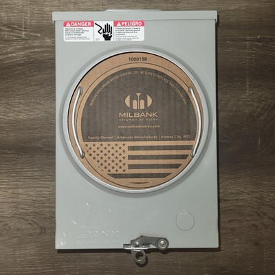 Milbank UAP8435-XL-TG-HSP 4 Terminal Meter Socket