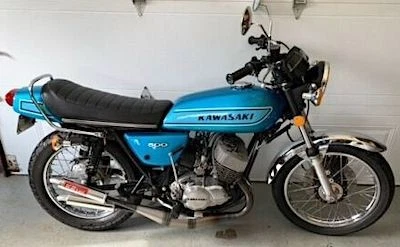 1975 Kawasak h1 500 - right side