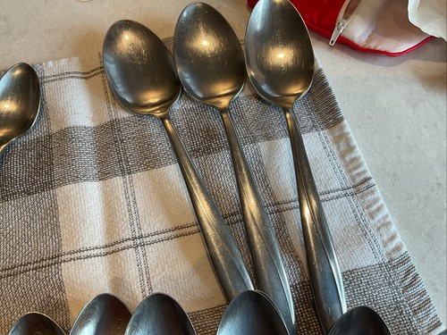 International Deluxe Stainless Flatware CHRISTIANIA 38 Pc Knives Forks Spoons - Picture 5 of 7