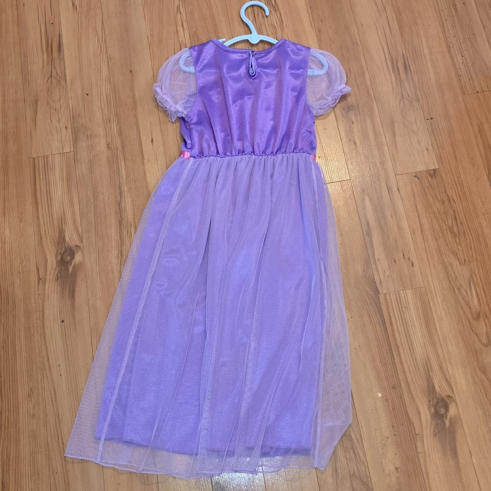 Lote de 3 camisolas de princesa Disney tamanho 6/6x fantasia Frozen Anna Elsa - Imagem 4 de 4