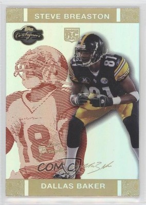 2007 Co-Signers Red Changing Faces Hyper Gold 6/50 Dallas Baker Rookie RC 0uw