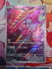 Carta Pokémon TCG Tinkatink Scarlatta e Viola Paldea Evoluta Holo 216/193