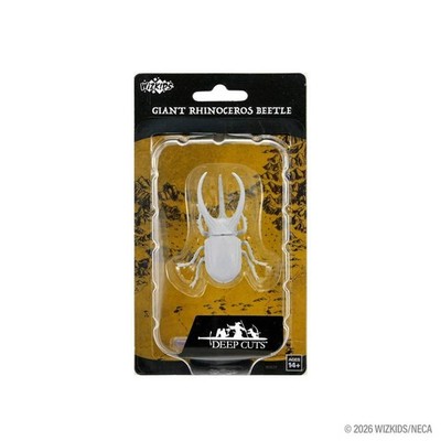D&D WizKids Deep Cuts Unpainted Miniatures: Giant Rhinoceros Beetle