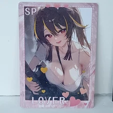 Hu Tao SP Lover Pearl Premium Waifu Card Anime Girl Wall Art Oversized Board A5