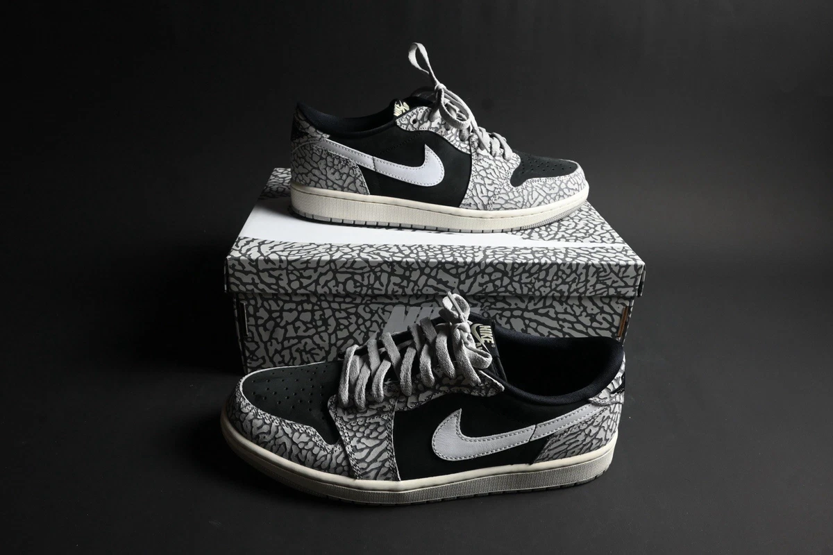 Jordan 1 Retro OG Low Black Cement for Sale | Authenticity