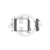 1X Kondensator, Klimaanlage Diederichs DCC1683 Passend FüR Smart