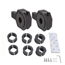 2Pcs 1" 1.4" 1.6" 2" Horizontal Bar Clamp Mounting Kit LED 1 Pairs Brackets