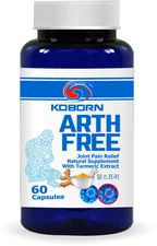 ArthFree, Natural Supplement, Joint Pain Relief With Turmeric Extract