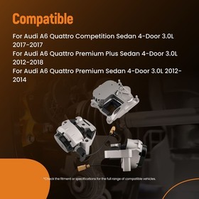 3PC Engine Mount Kit For Audi A7 Quattro Competition 2017 3.0L 4G0199381H Set