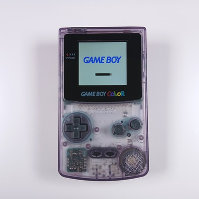 #ad Nintendo Game Boy Color Console Clear Atomic Purple Professionally Refurbished $109.95