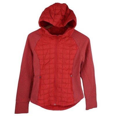 The North Face Endeavor Thermoball Hybrid Hooded Puffer Jacket Womens XS Pink