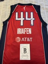 Kiki Iriafen Signed Nike Jersey Beckett Coa Authentic Auto Washington Mystics 
