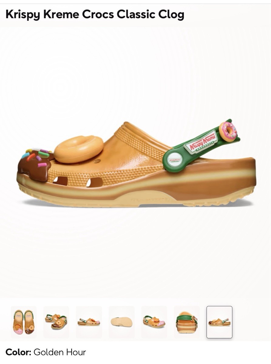 Krispy Kreme Crocs Classic Clog | eBay