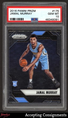 2016-17 Panini Prizm #175 Jamal Murray RC ROOKIE PSA 10 GEM MINT